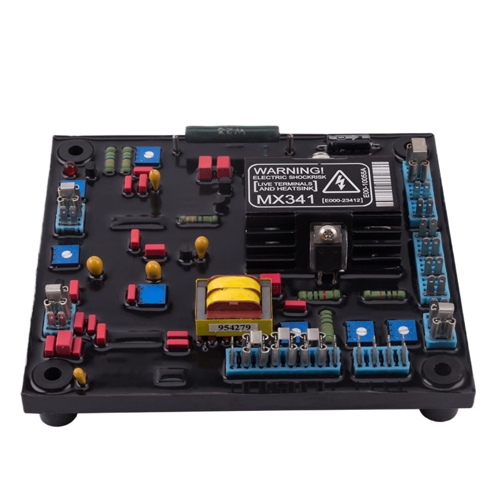Regulador de voltaje automático MX341 Regulador de voltaje automático 100kva 150kva Estabilizador de potencia eléctrica Ajustador for generador de imán de goma blanda roja(MX341A)