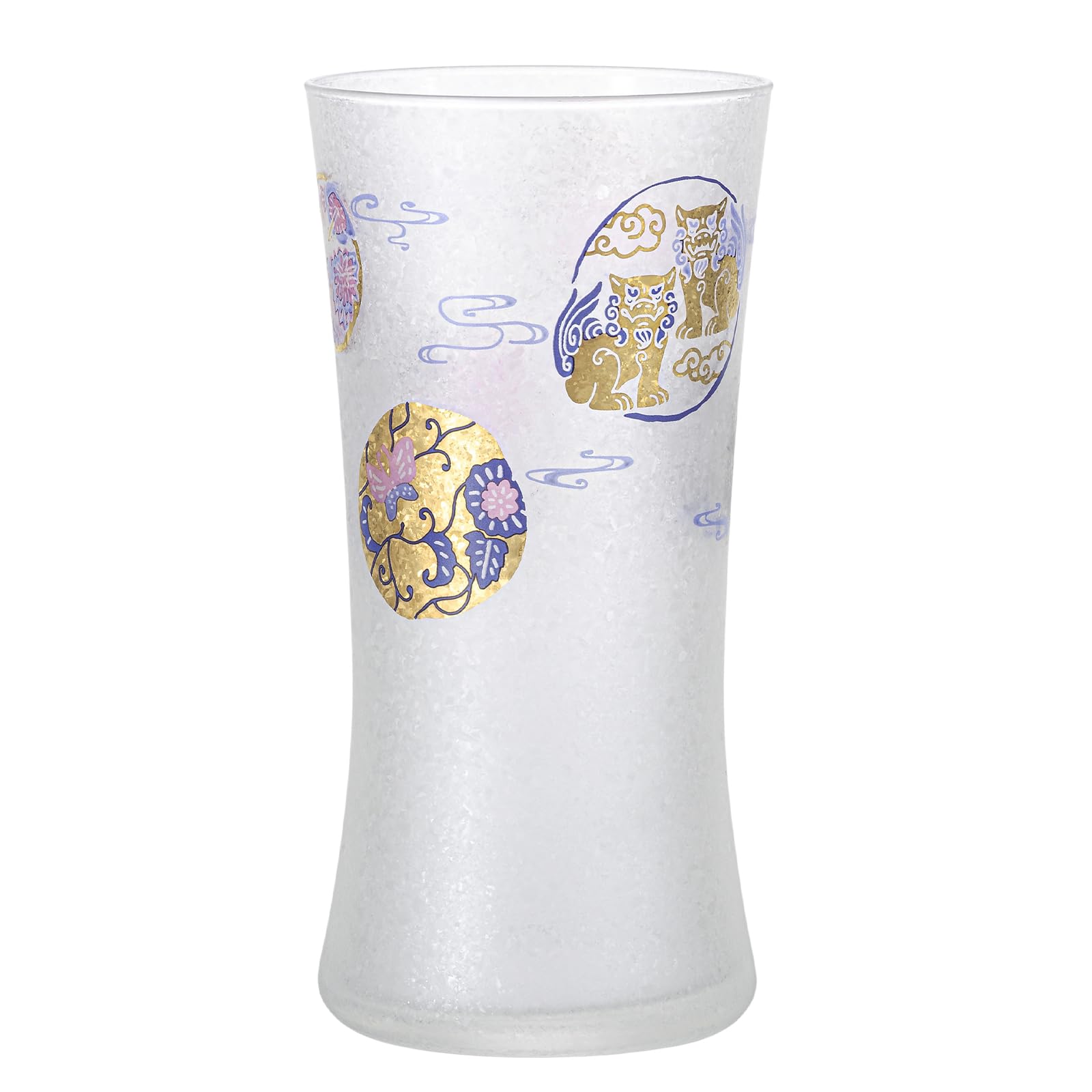 Aderia 6851 Premium Nippon Taste Ryukyu Maru Crest Beer Glass, 11.6 fl oz (345 ml), Made in Japan, Comes in a Cosmetic Box, Thin, Stylish, Gift, Father's Day, Men's, Women's, Sixtieth Birthday Gift, A