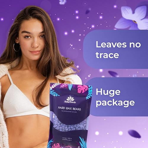 Miniatura 6 de Bella Verde Granos de cera – Perlas de cera dura para mujeres y hombres – Cera caliente para piernas brasileñas del cuerpo, cejas, labios y axilas