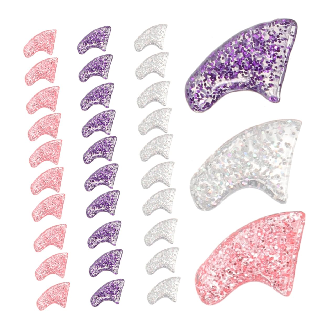 BESPORTBLE 300 Pcs Ensemble D'Ongles pour Animaux De Compagnie Capuchons pour Ongles De Chat Capuchons De Griffes Protège-Griffes De Chat Capuchons pour Chats Capuchons De Chaton Sûrs