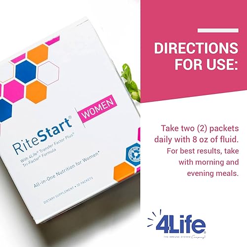Miniatura 5 de 4Life RiteStart - Paquete nutricional diario para mujeres, apoya la salud del sistema inmunológico con zinc, vitamina C, biotina, hierro y selenio,