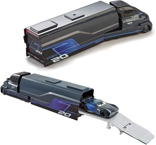 Miniatura 3 de Disney Pixar Cars - Camión transportador Jackson Storm Hauler a escala 1:55