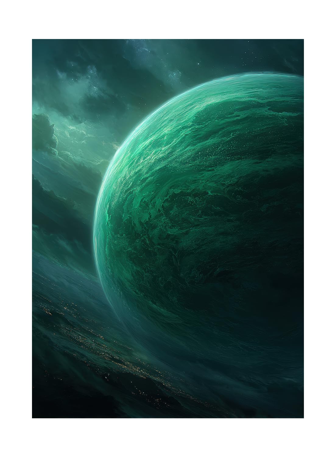 Katomula 100 MTG Card Sleeves with 100 Inner Sleeve, Textured Back Art Sleeves, Fit Standard Size Cards-Forest Planet