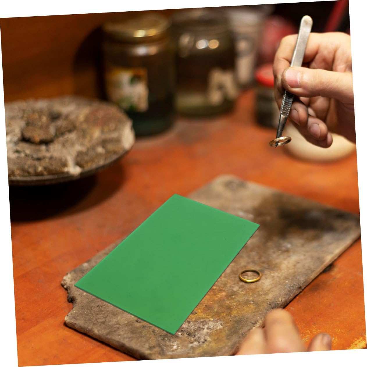 Artibetter Jewelry Wax Sheet for Carving and Molding Green Wax Block for DIY Crafting Versatile Tool for Jewelry Making and Detailed Projects