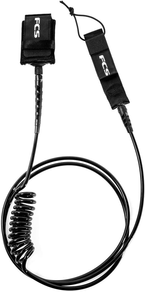 FCS Stand Up Paddle Board Regular Ankle Leash - Black - 9'