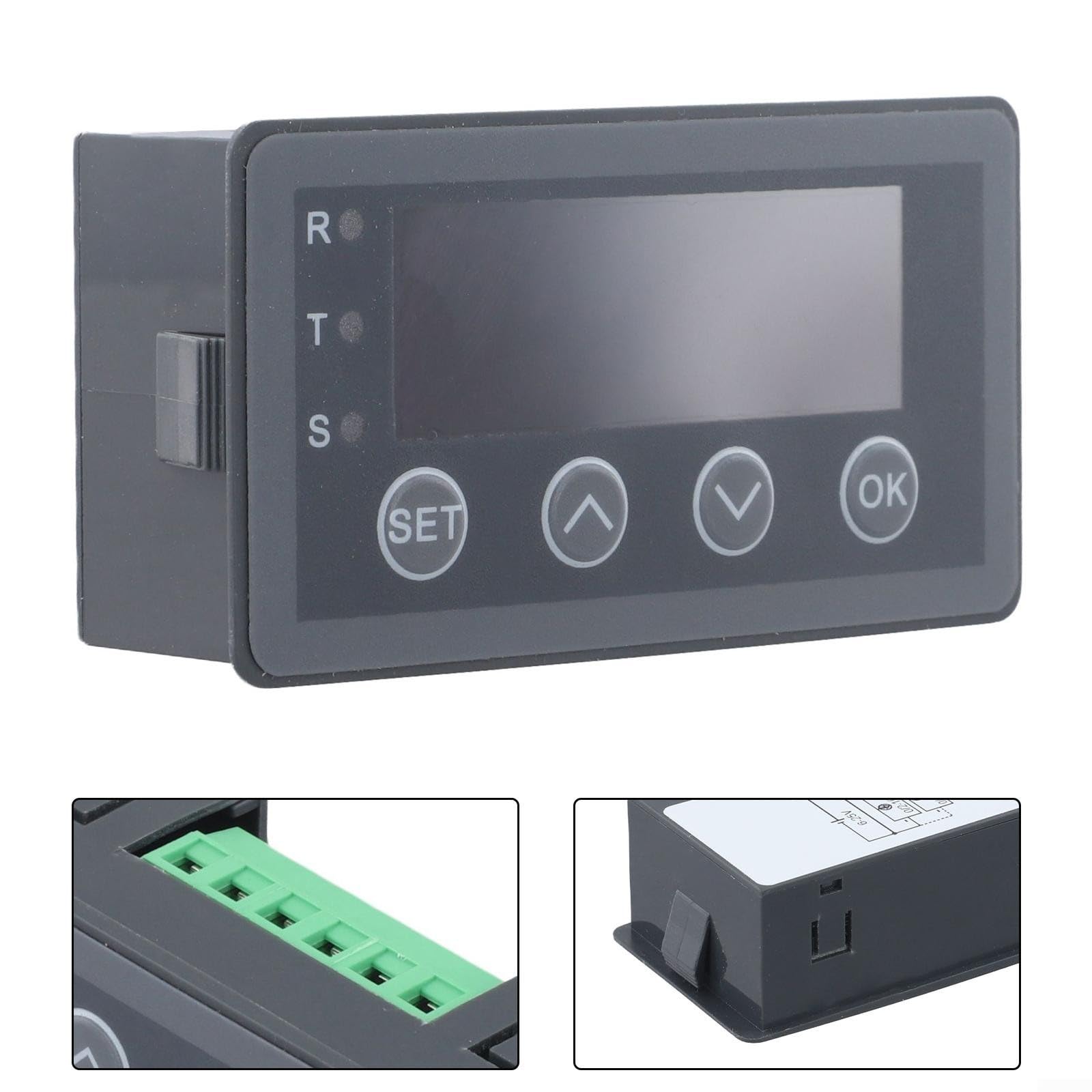 Display digitale per indicatore di ingresso analogico 0-10V 4-20mA, convertitore di segnale industriale con gamma programmabile, dispositivo di processo per lettore di corrente di tensione, display