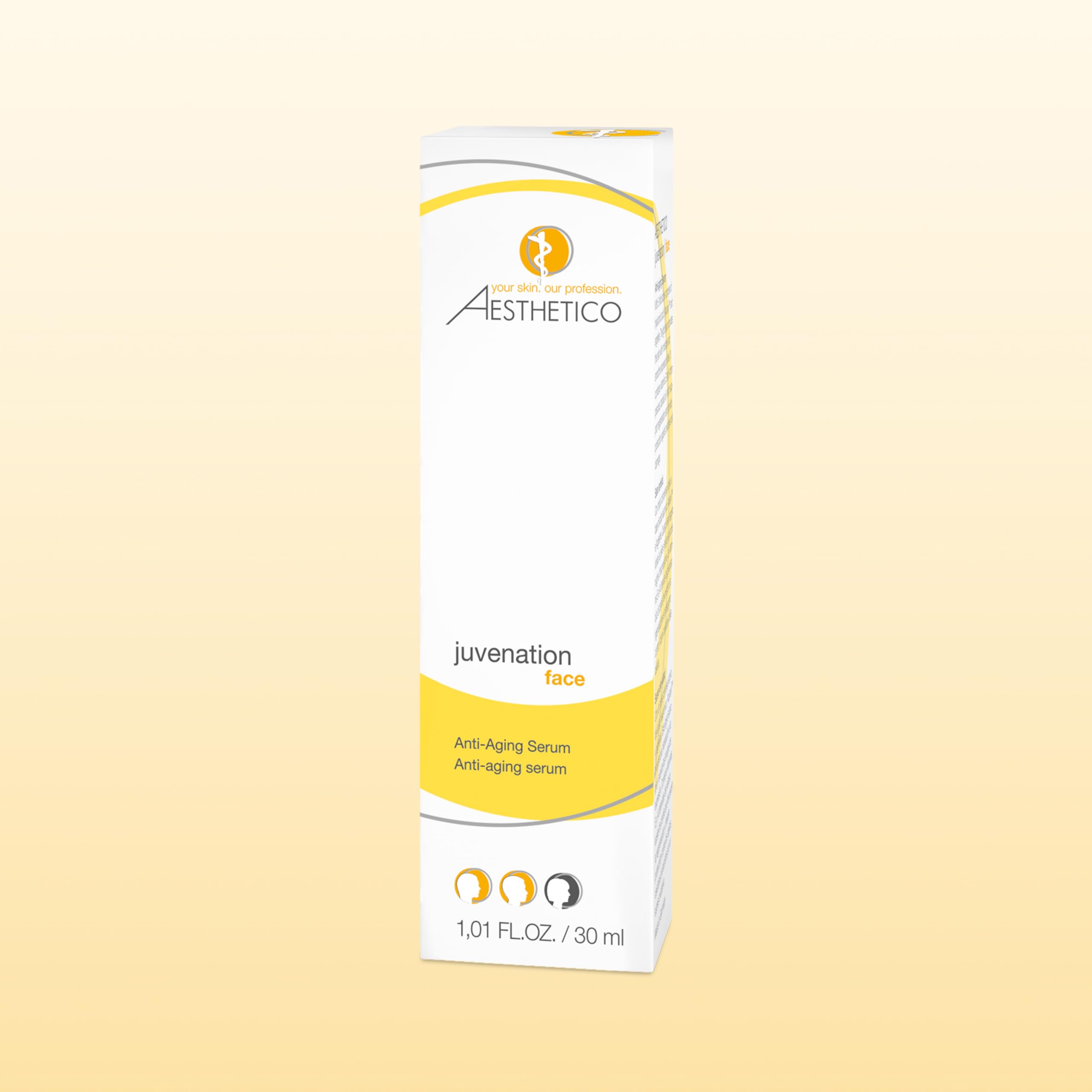 AESTHETICO juvenation, 30 ml - Anti-Aging-Serum mit Hyaluron und fältenglättendem Effekt, regeneriert und verjüngt die Haut, intensiv feuchtigkeitsspendend