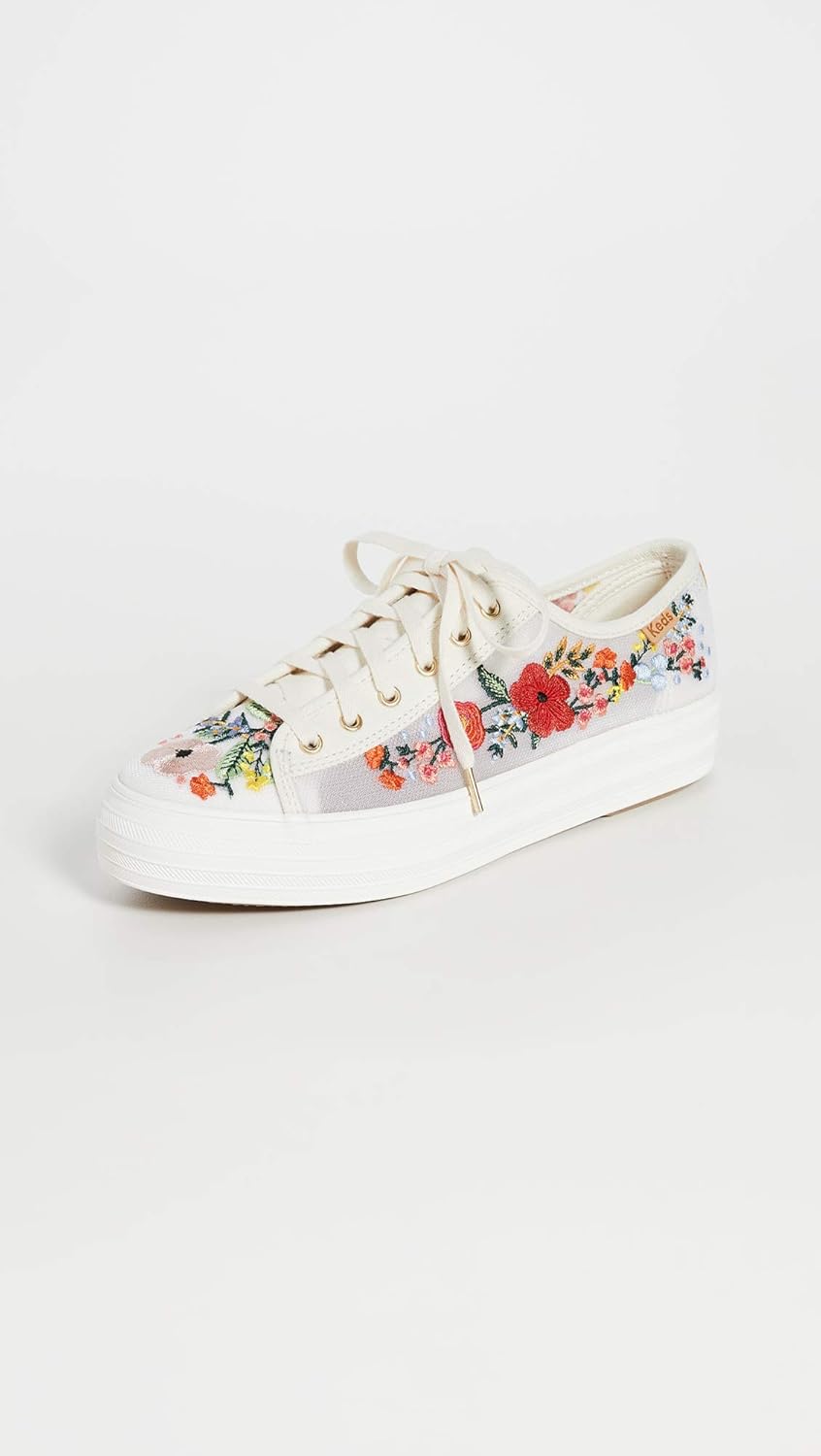 Keds Women's Triple Kick Embroidered Mesh Sneakers, Ireland Ubuy
