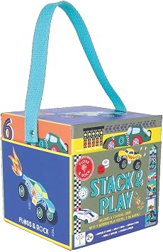 Floss and Rock Cars Stacking Cube