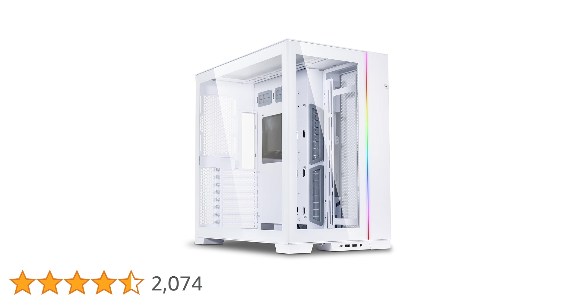 LIAN LI O11 ダイナミックホワイトケース Amazon | LIANLI ミドルタワーPCケース O11 Vision White 3面