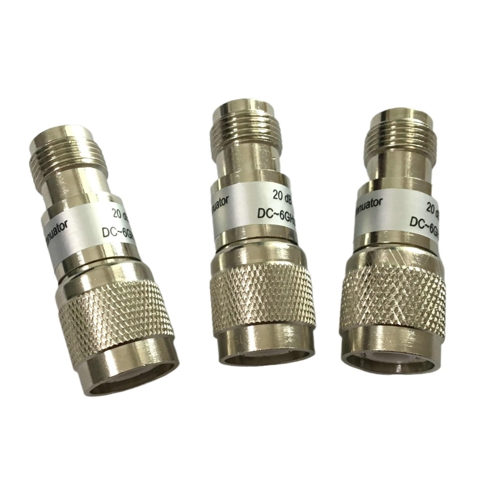 Attenuatore fisso coassiale TNC ATT: 1-30 dB; Frequenza: DC-3GHz GHz,6GHz; Potenza: 2w(10dB)