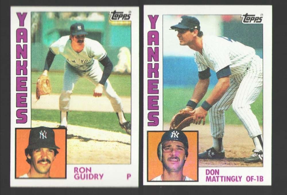 Amazon.com: 1984 Topps - NEW YORK YANKEES Team Set w/DON MATTINGLY
