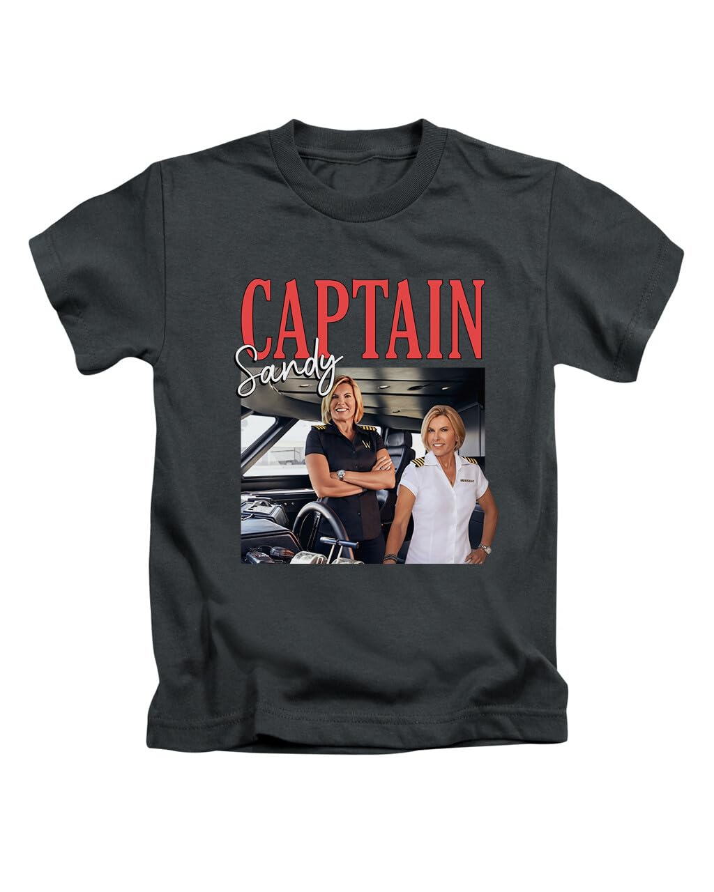 Captain Sandy Boating Boat sea Yacht Tee T-Shirt Funny Unisex T Shirt Top Black