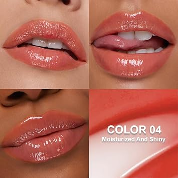 Summer Lip Butter Lip Balm Glow Reviver Lip Gloss, Melting Lip Serum, Ultra-Hydrating Natural Vegan Lip Balm, Sheer-Tinted Shine & Hydration, Soothes & Softens Dry Lips (Red)