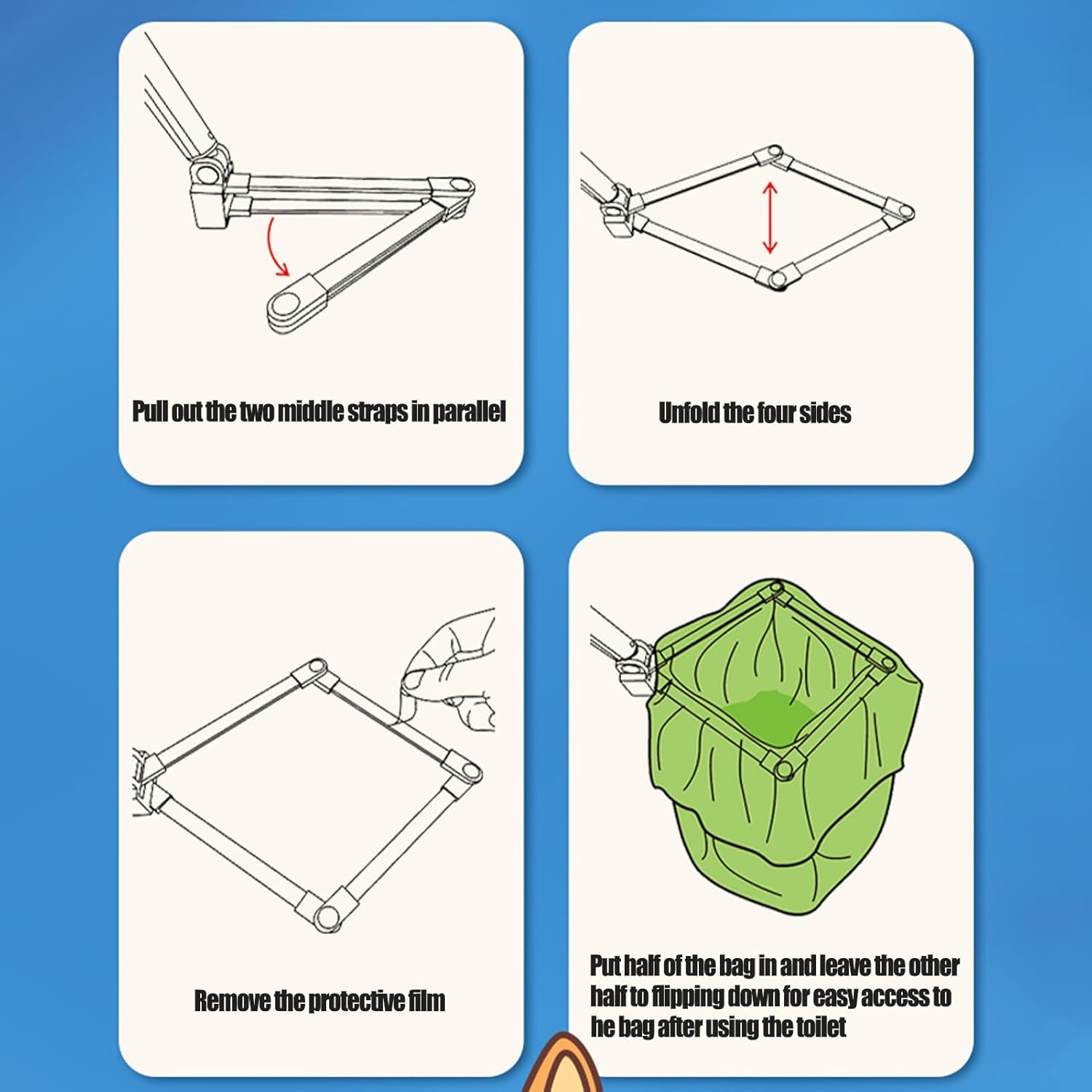 Potable Poop Lifter, Compact Poop Remover,...