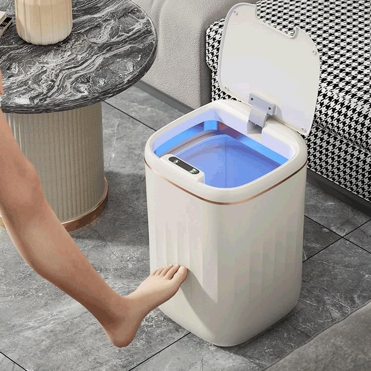 Cubo de basura inteligente de cocina y baño con sensor táctil 20L 7