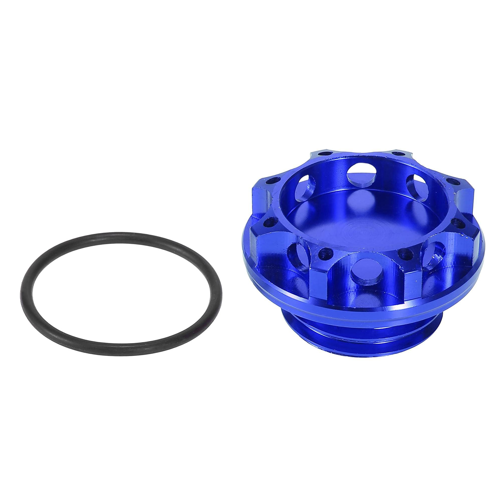 Tapón de llenado de aceite y gasolina de aleación de aluminio azul para Subaru Ascent (2019-2021), Subaru Forester (1998-2021), BRZ.