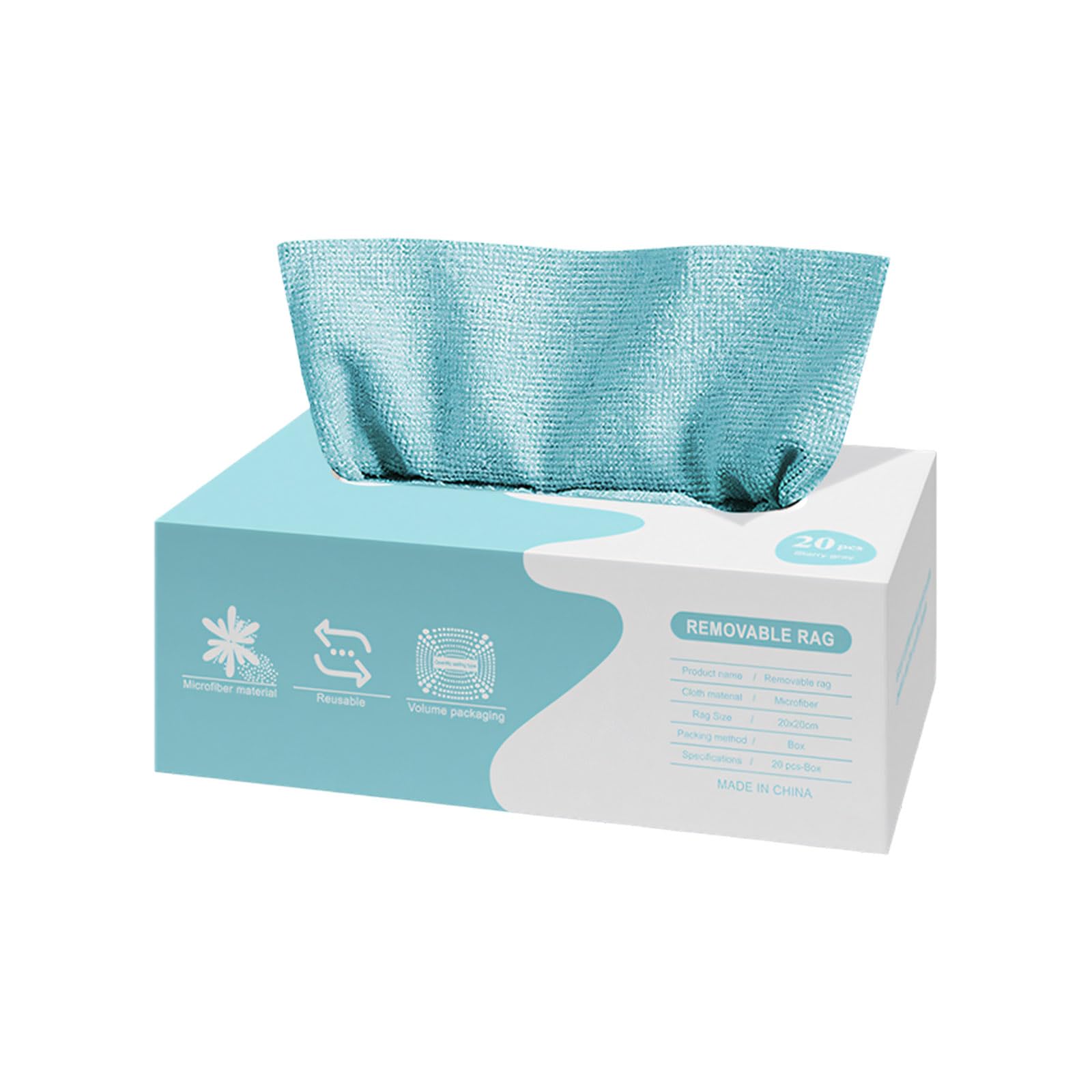 hogtnd Powerful Absorbent Cleaning Cloths for Kitchen Oil Stains, Glass Polishing and Sensitive Surface Care Multi-Purpose Cleaning Cloths