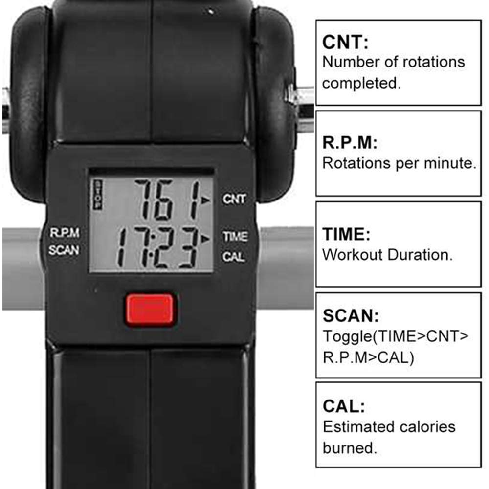 Review Agm Mini Exercise Bike, Foldable Pedal Exerciser With 4 Review Agm Mini Exercise Bike, Foldable Pedal Exerciser With