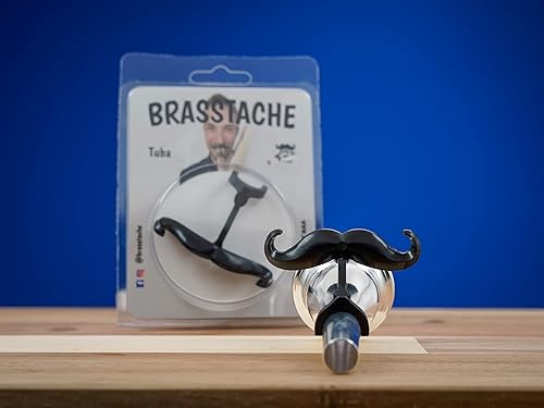 Miniatura 30 de Brasstache - Bigote con clip para boquilla de latón, accesorio de regalo para trompeta, trombón, tuba, cuerno francés, barítono, jugadores