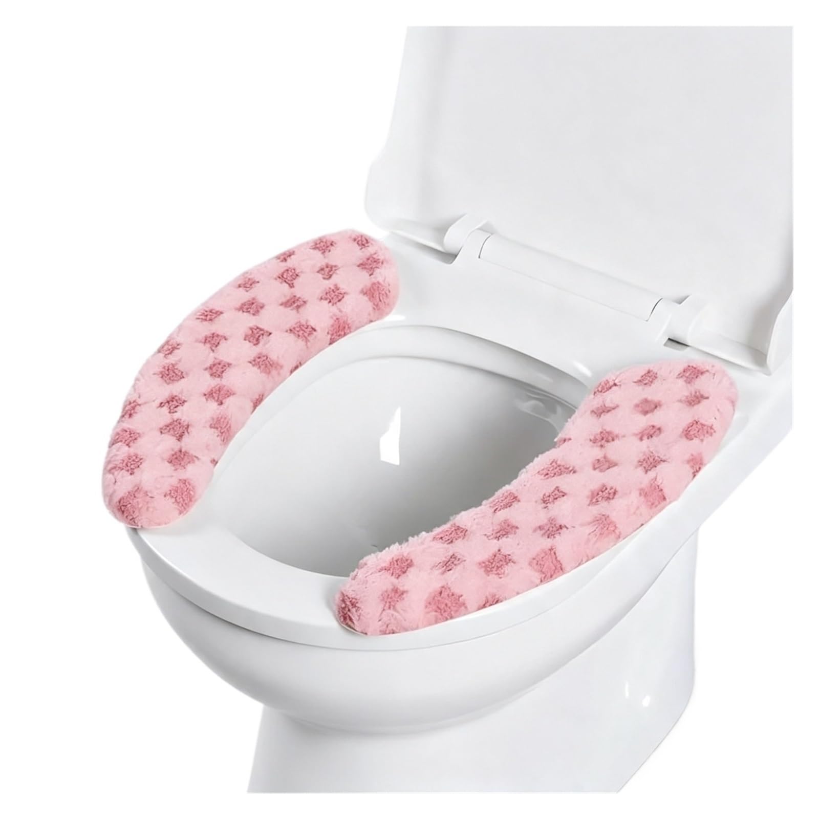Bisxhvqjzkc Pink Self-Adhesive Warm Toilet Pad