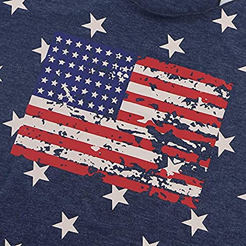 T&Twenties American Flag Tank Top For Women,4Th Of July Stars Striped Racerback Tees Sleeveless Patriotic Usa Flag Vest Tops #TOP1