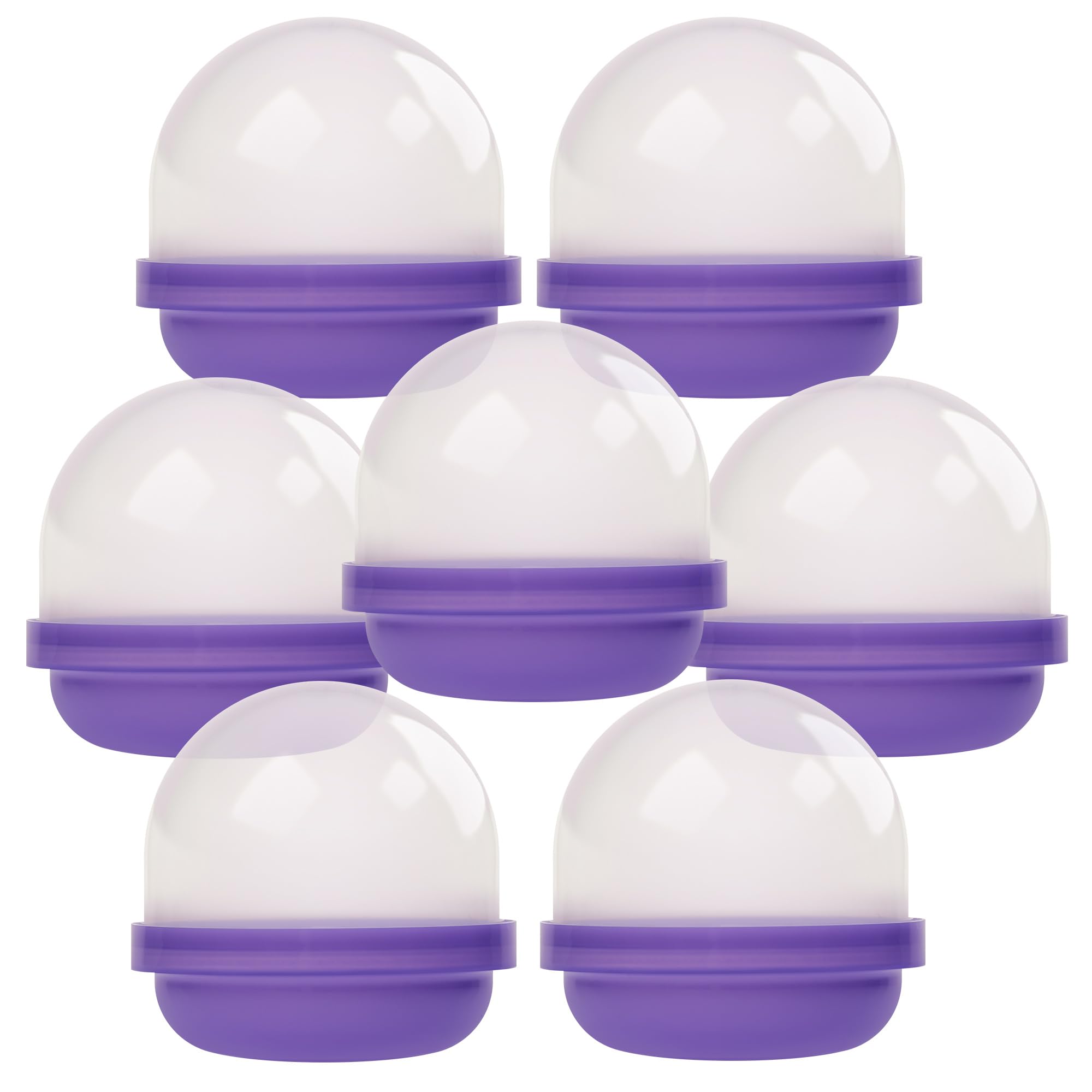 Capsule Vending Machine Translucent Purple Acorn Capsules Empty 50 pcs 2 inch - Gumball Machine Capsules Bulk Party Favors DIY Containers - Easter
