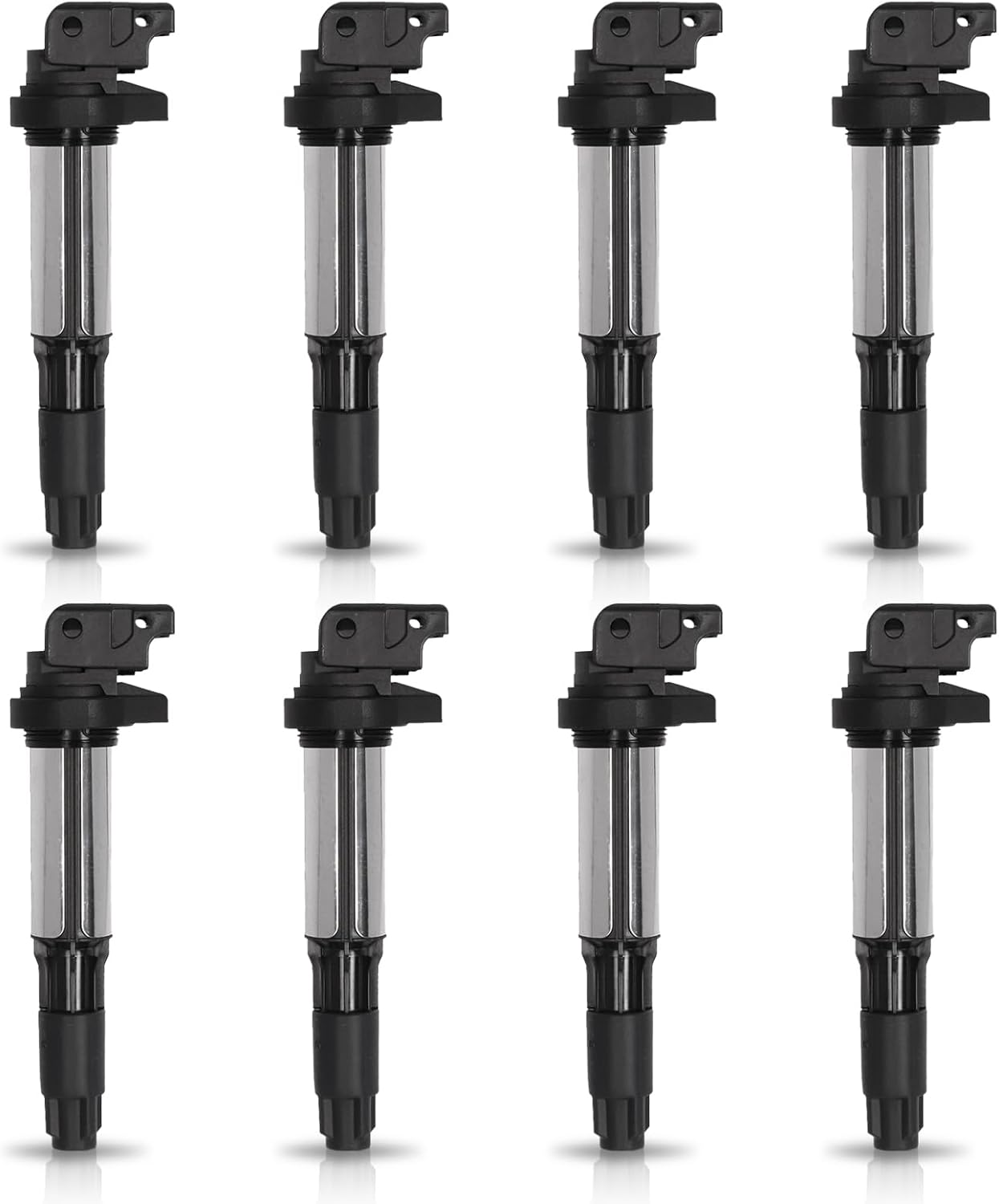 ENA Set of 8 Ignition Coil Pack Compatible with BMW 325i 330i 525i 545i 550i 650i 750i Alpine B7 M3 X3 X5 Z3 Z4 2001-2010 2.5L 3.0L 3.2L 4.4L 4.8L L6 V8 V12 Replacement for UF522 C1404 UF515 5C1401