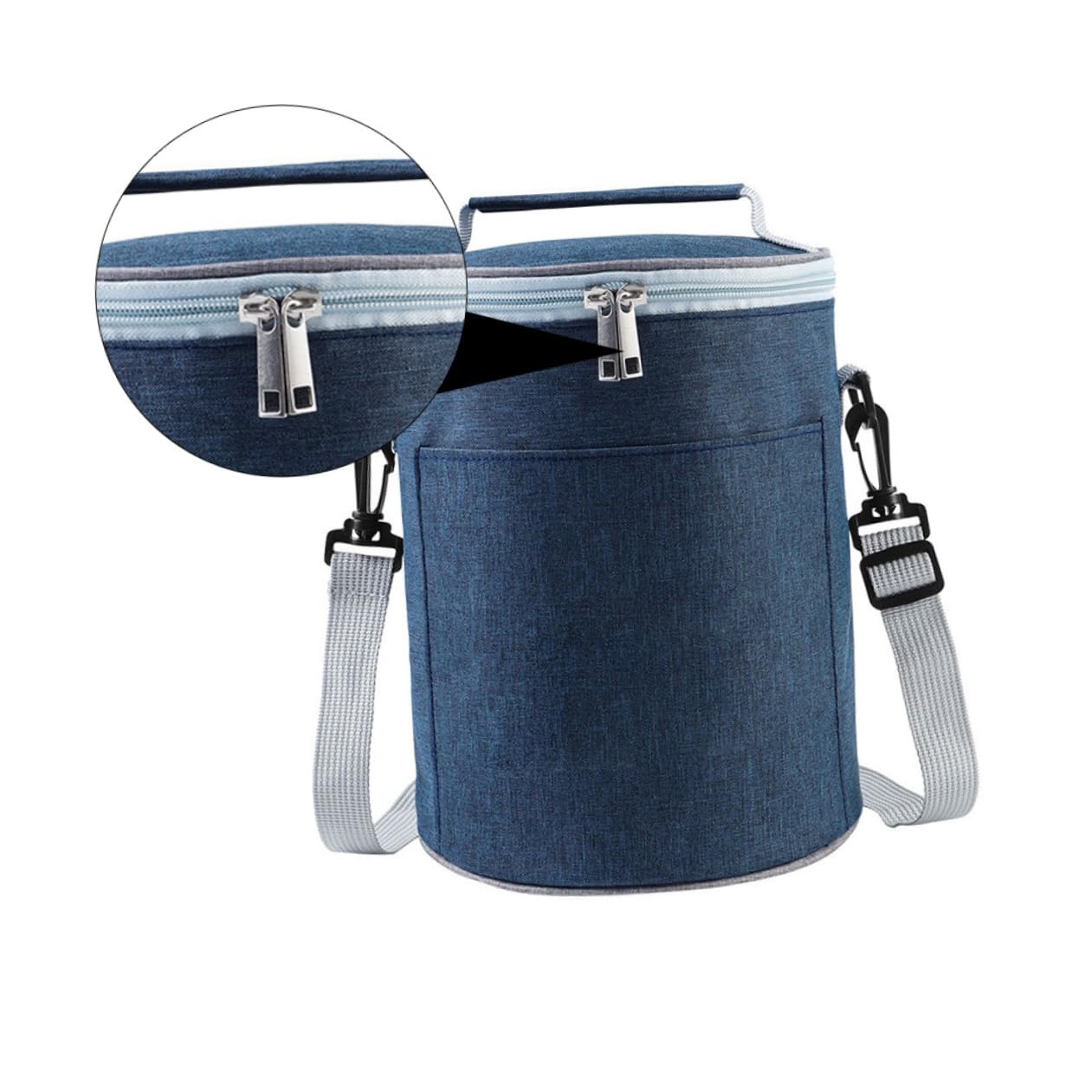 TOYANDONA Tragbare Thermotasche aus Oxford Gewebe Kompakte Lebensmittelbeutel für Reise und Takeout Isolierte Kühltasche für Camping und Picknick