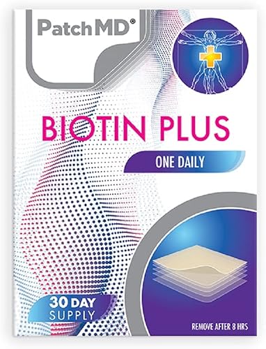 PatchMD - Parches Biotin Plus - Suministro de 30 días