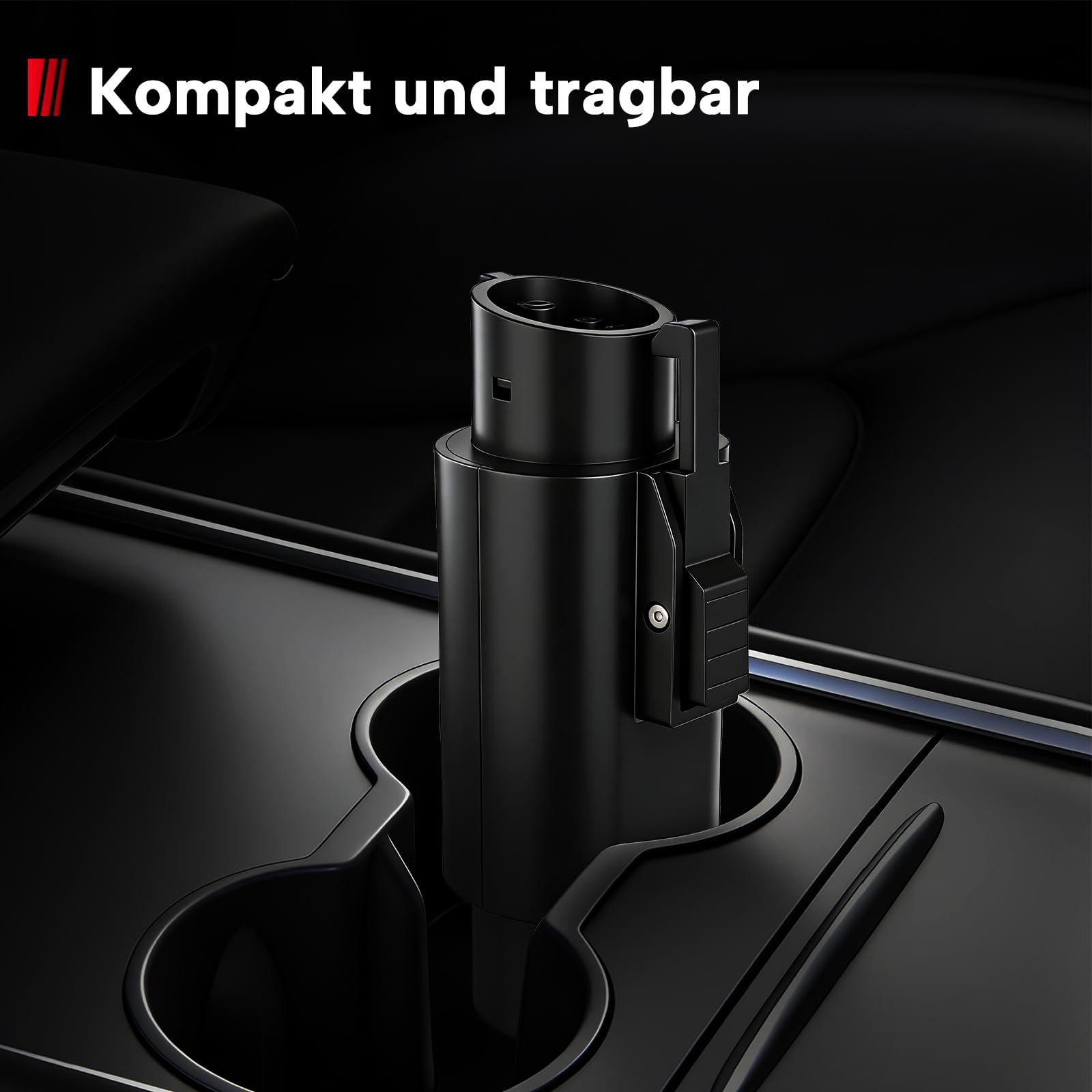 Adapter Typ 2 auf Typ 1, 32A，Ladeadapter IEC 62196 auf SAE J1772