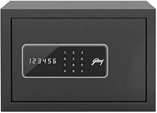 Godrej Security Solutions Godrej 8 litres Home Safe Digital Locking Systems (Digi, Ebony, Nannan, Grey)