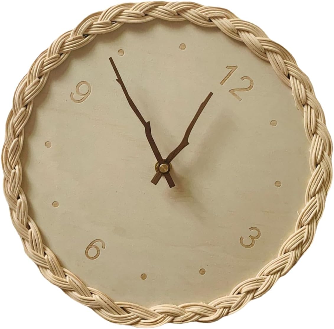 NESTINGHO Wanduhr Vintage Uhr Digitaluhren Japanisches Dekor Stille Uhr