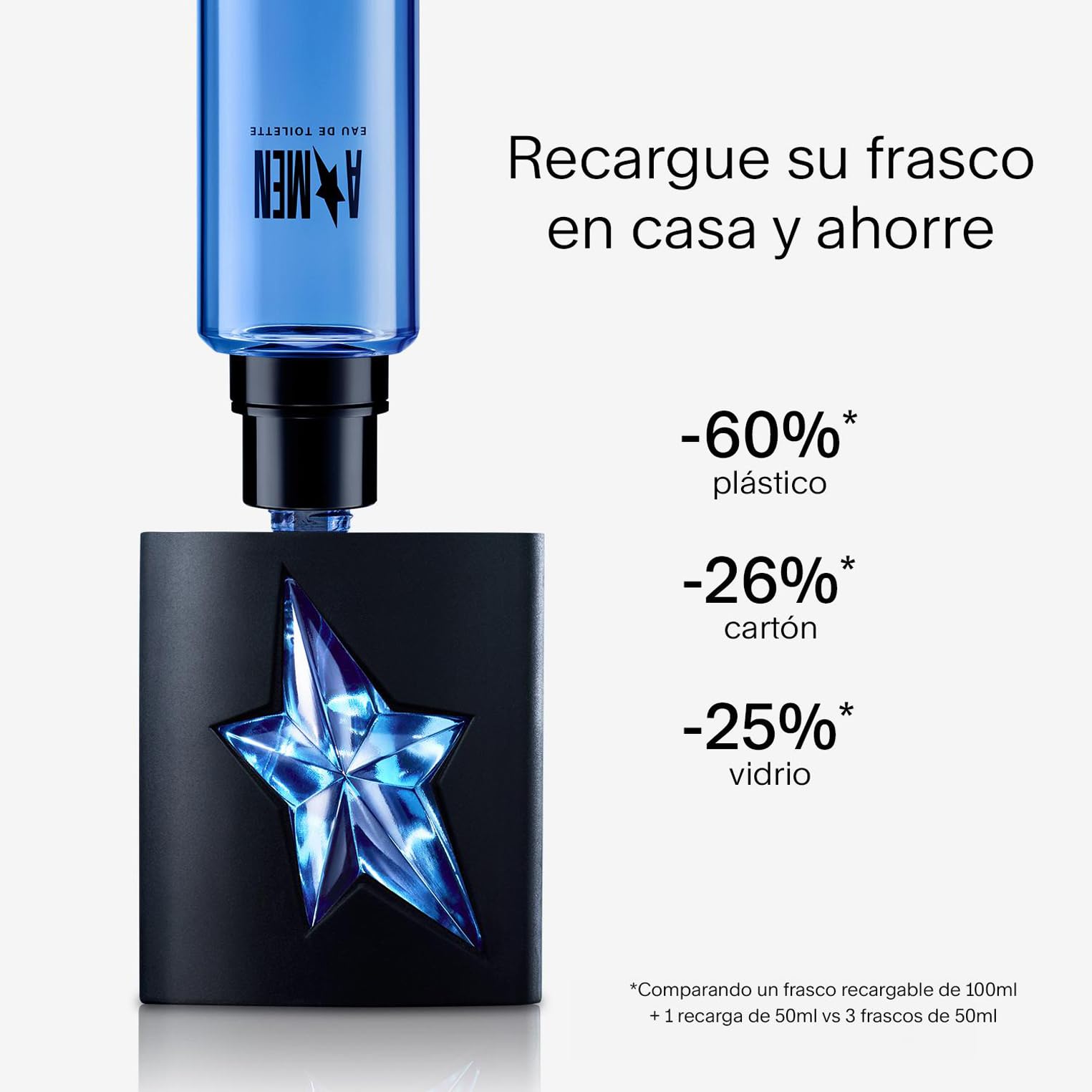 MUGLER, A*Men Eau de Toilette, Perfume para hombre, Aroma Amberino Amaderado Gourmand, Fragancia Vigorosa