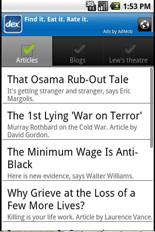 Lew Rockwell for Android