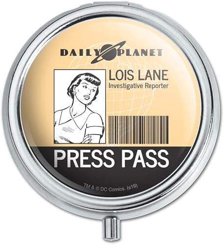 Superman Lois Lane Press Pass Pill Case Trinket Gift Box