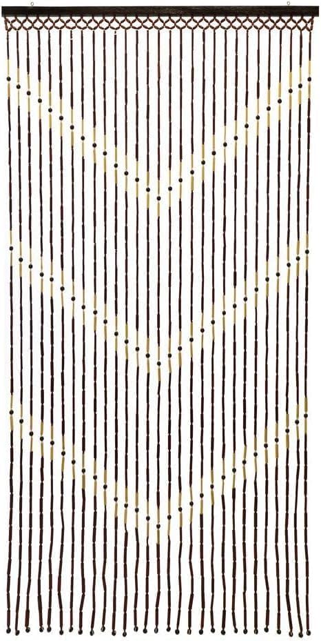 Tuscany Hanging Wooden Beaded Door Curtain Screen