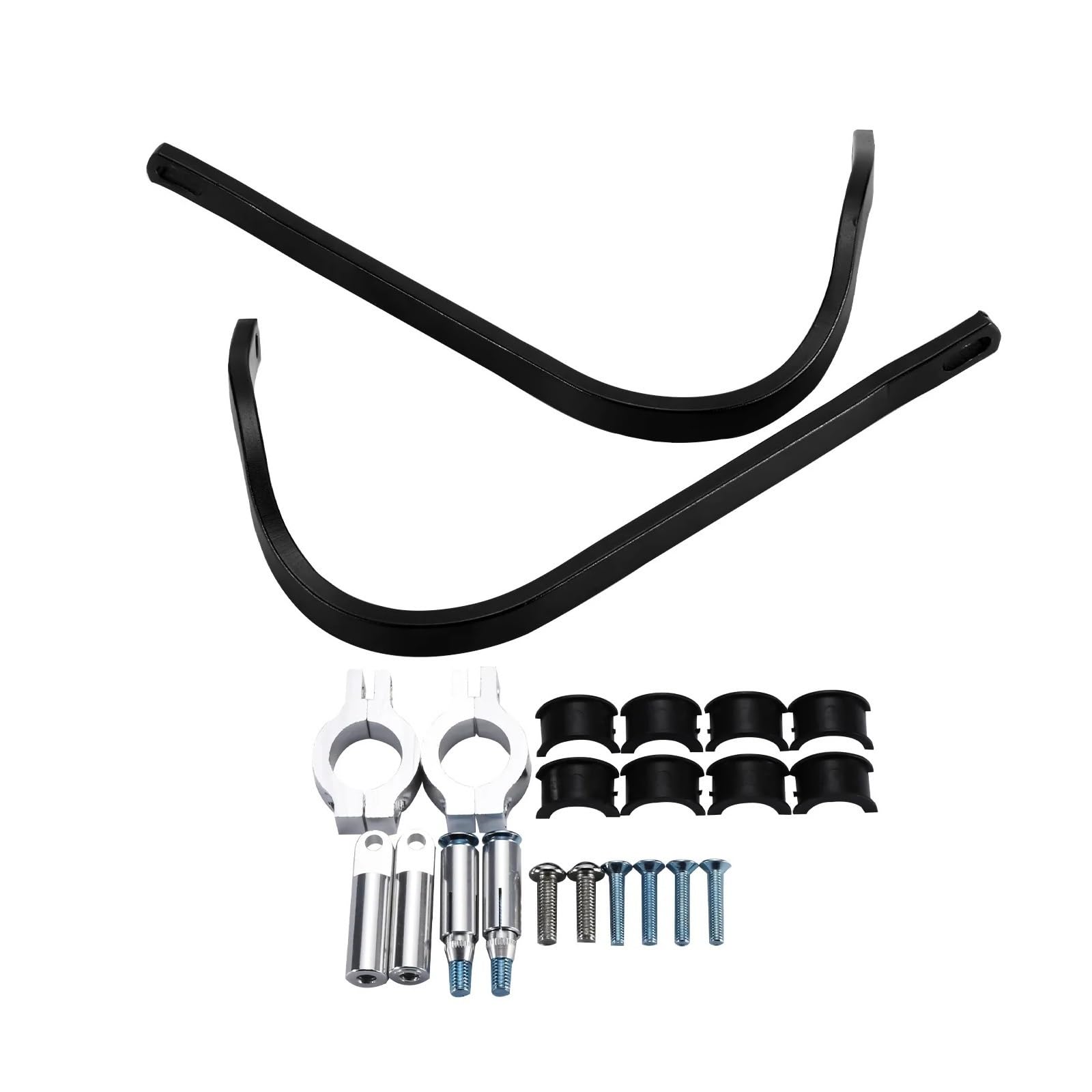 Części kierownicze motocykli Osłona uchwytu motocy Pasuje do standardowych kierownic akcesoria aluminiowe osłona dłoni motocykla 22mm7/8 "ochrona kierownicy