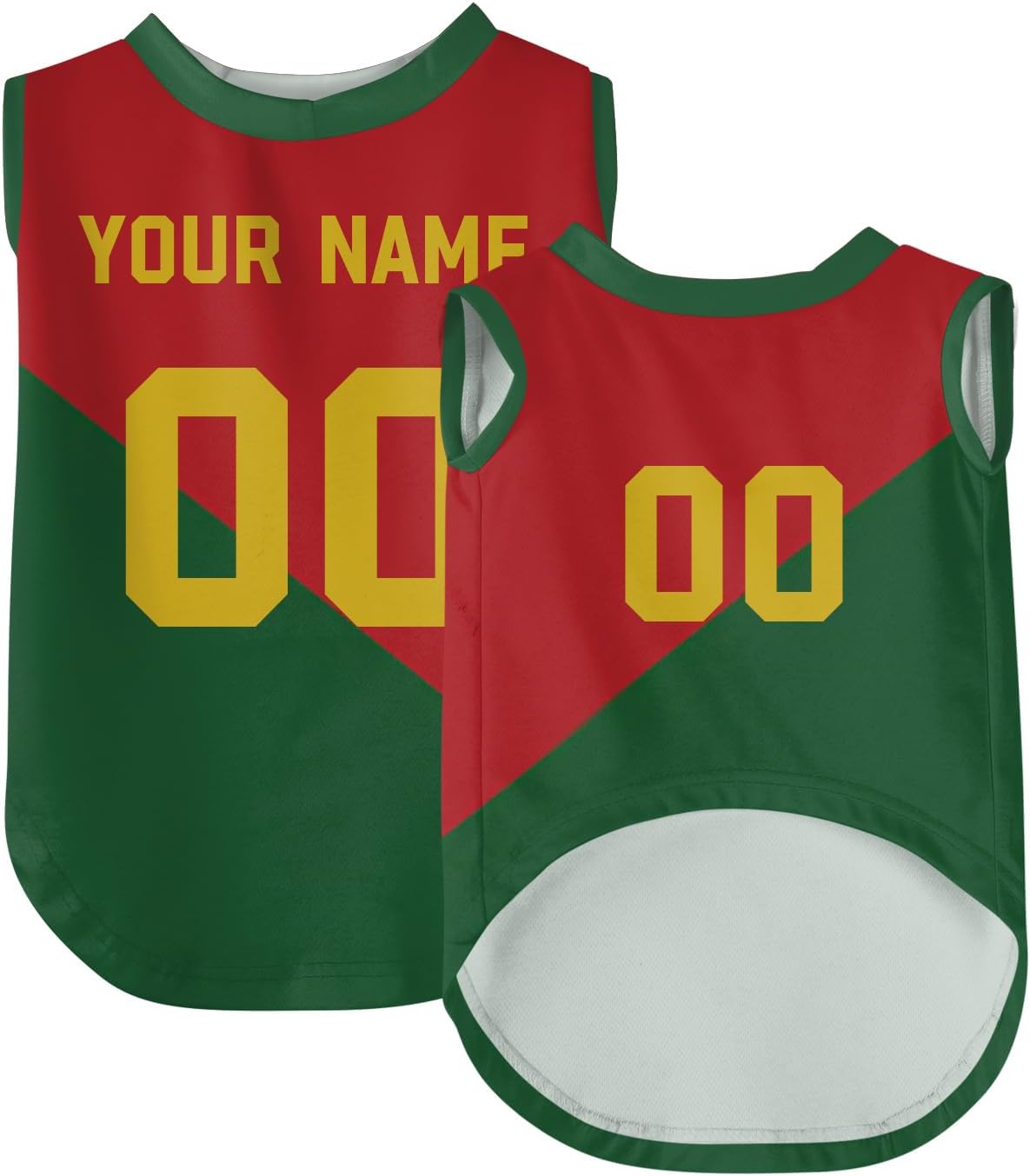 Custom Dog Shirt - Personalized Soccer Jersey for Dogs 2026 - Lightweight Breathable Pet Jersey with Name & Number for Small Medium Large Dogs - Ideal for Tailgate