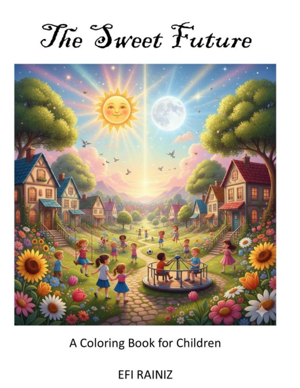 The Sweet Future: A Coloring Book of Peace and Miracles for Children: A Messianic Era Coloring Book for Children: Jewish Visions of Peace, Harmony, and a World of Goodness