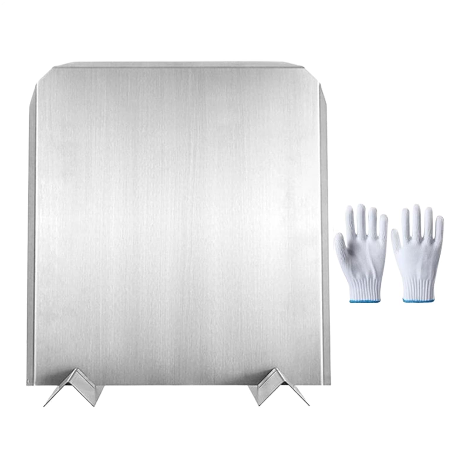 Panel trasero para chimenea – Placa reflectante de acero inoxidable resistente y nicho para chimenea, adecuado para comedor, salón, estudio, cafetería, apartamento, así como casa de vacaciones