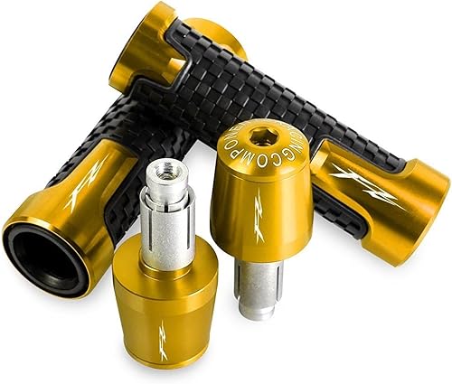 Miniatura 1 de Agarraderas de mango de motocicleta extremos de manillar de 78 pulgadas de gel de goma para Y&AMAHA FZ-07 2014-2016 FZ-09 2014-2016 FZ6R 2009-2015