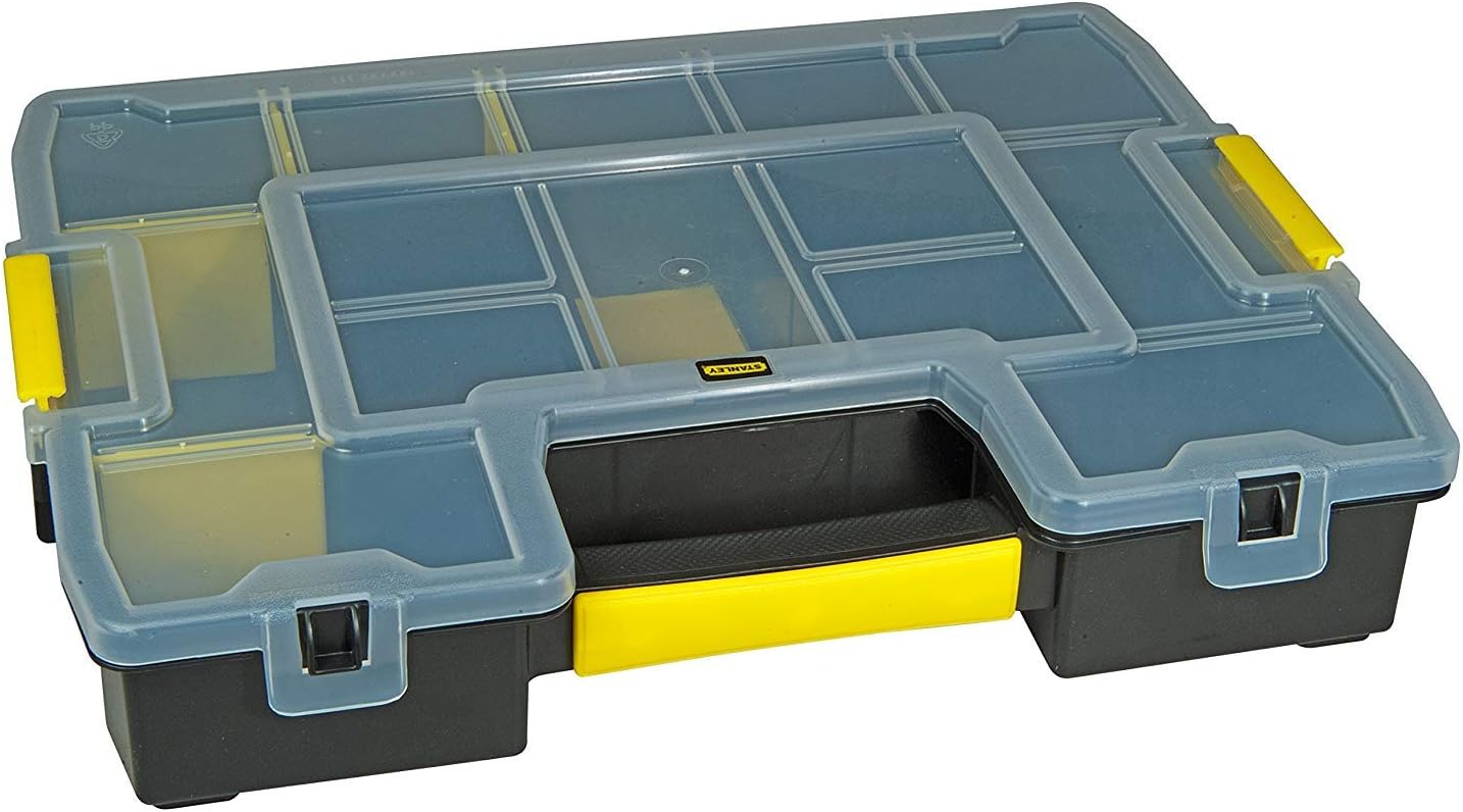 Stanley 1-97-483 Organizer "Sort Master Junior" with 14 compartments, Multicolor