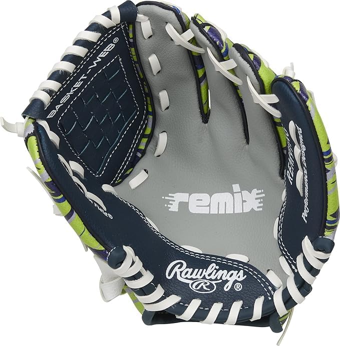 Miniatura 3 de Rawlings Remix T-Ball & Youth BaseballSoftball Glove Sizes 9" - 10.5"
