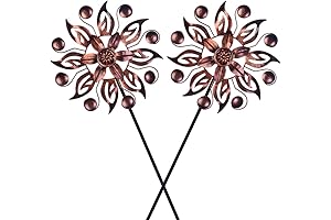 VEWOGARDEN 2PCS Outdoor Wind Spinner,Metal Wind Spinners Yard Decor Pinwheel