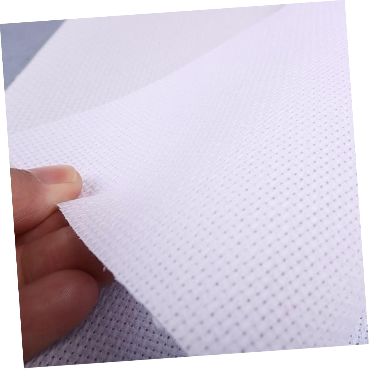 Hohopeti Embroidery Cloth Handwork Cross-Stitch Fabric 45x30cm 11ct White Cotton Ideal for