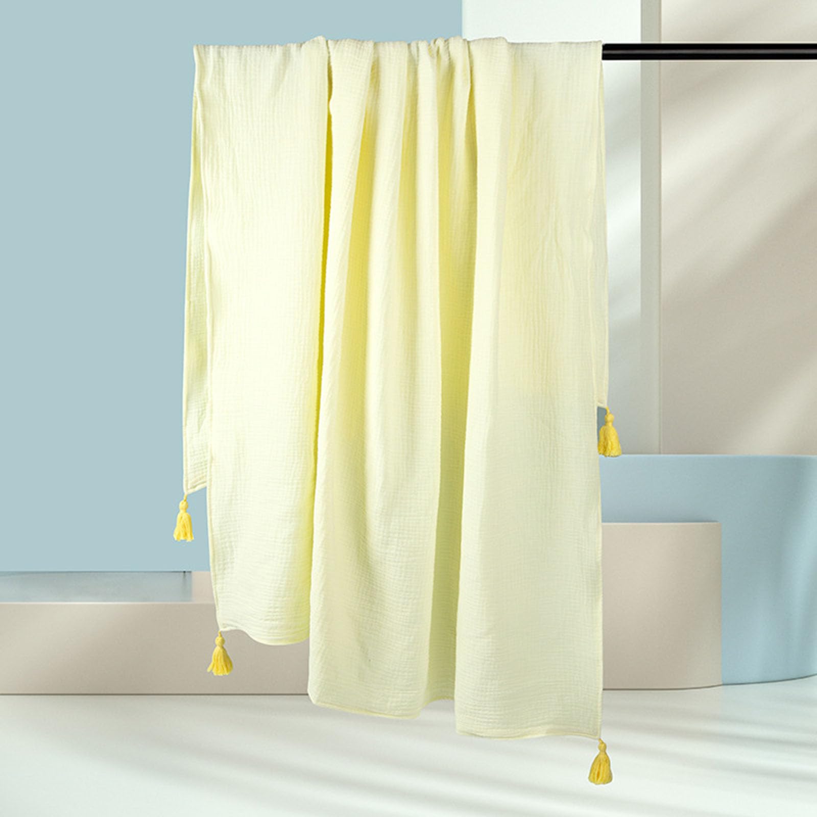 120x150cm Bambino Ricezione Coperta Morbido Cotone 4 Strati Mussola Garza di Cotone Solido Sacchetto Neonati Asciugamano Da Bagno Copertura Coperta Per Neonati Neonati