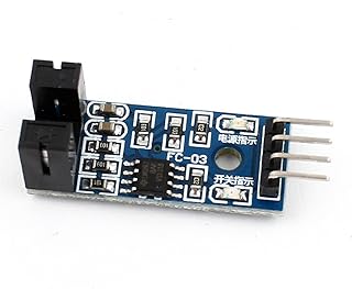 IIVVERR LM393 Chip 1CH Optocoupler Motor Speed Measuring Counter Sensor Module (LM393 Chip 1CH Optoacoplador Módulo de Sensor de medición de velocidad del Motor