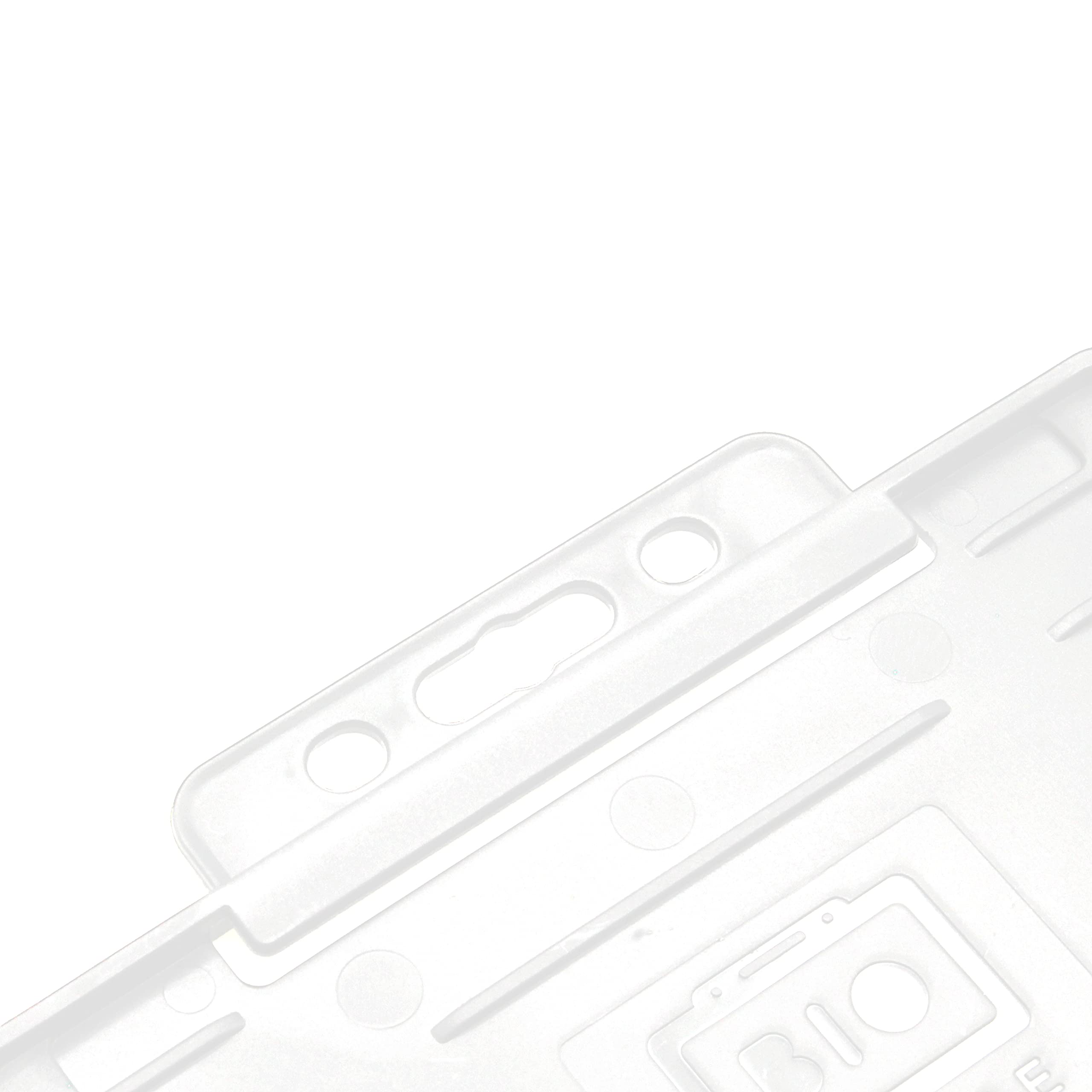 BioBadge Clear ID Card Holders Open-Faced for ID Badges Landscape - Pack of 10, 64 mm x 89 mm - Image 4