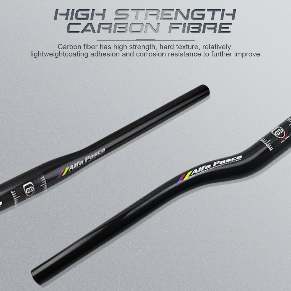 Alfa Pasca cintre relevé vtt 1-1/4"guidon velo cintre downhill vtt cintre carbone cintre vtt 31,8mm